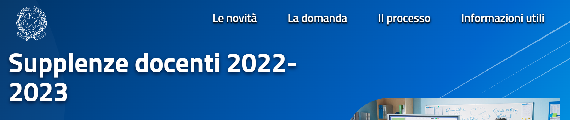 Sito MIUR dedicato alle supplenze dei docenti